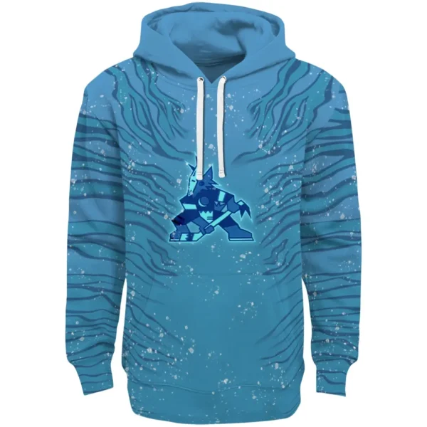 Arizona Coyotes Hoodie Custom Tiger Pattern Best Selling