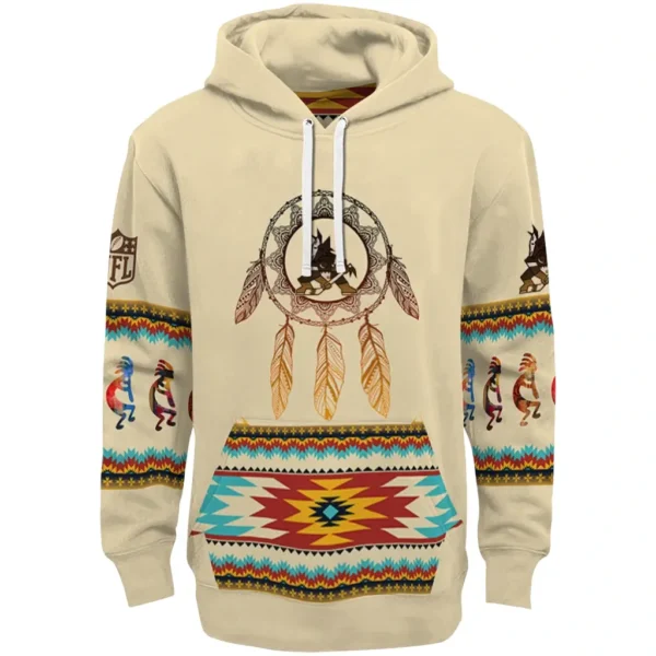 Arizona Coyotes Hoodie Customized Dreamcatcher Feathers Best Selling