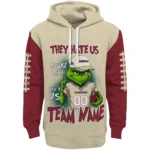 Arizona Coyotes Hoodie Customized Grinch Fierce Red Best Selling