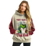 Arizona Coyotes Hoodie Customized Grinch Fierce Red Best Selling