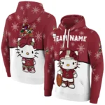 Arizona Coyotes Hoodie Personalized Hello Kitty Red Best Selling