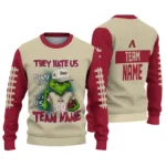 Arizona Diamondbacks Sweater Personalized Grinch Fierce Red Best Selling