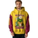 Arizona State Sun Devils Hoodie Customized Grinch Fierce Maroon Best Selling