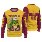 Arizona State Sun Devils Sweater Custom Grinch Fierce Maroon Best Selling