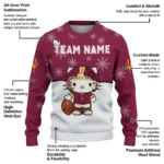 Arizona State Sun Devils Sweater Customized Hello Kitty Maroon Best Selling