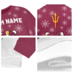 Arizona State Sun Devils Sweater Customized Hello Kitty Maroon Best Selling