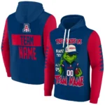 Arizona Wildcats Hoodie Personalized Grinch Fierce Red Best Selling