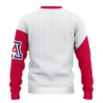 Arizona Wildcats Sweater Personalized Heart Sketch Red White Best Selling