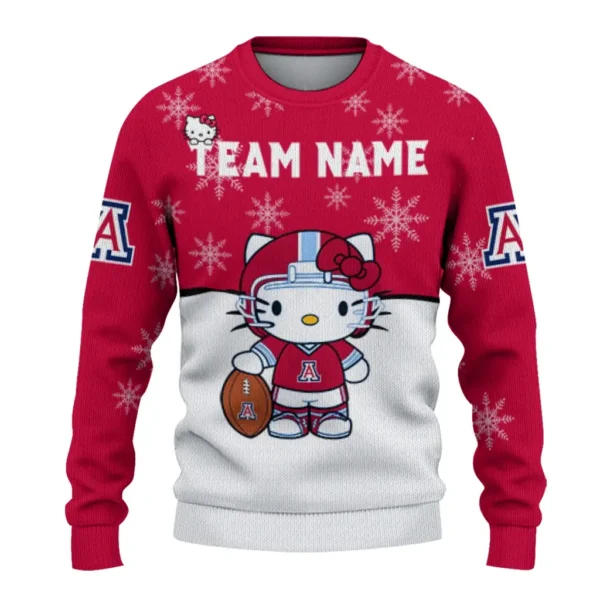 Arizona Wildcats Sweater Personalized Hello Kitty Red Best Selling