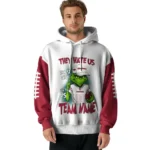 Arkansas Razorbacks Hoodie Custom Grinch Fierce Red Best Selling