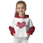 Arkansas Razorbacks Hoodie Personalized Scribble Heart Red White Best Selling