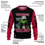 Arkansas State Red Wolves Sweater Customized Grinch Fierce Scarlet Best Selling