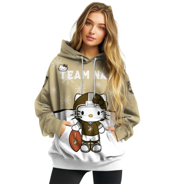 Army Black Knights Hoodie Custom Hello Kitty Gold High Quality