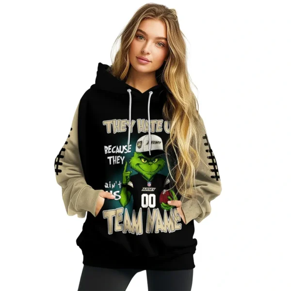 Army Black Knights Hoodie Personalized Grinch Fierce Gold High Quality