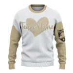 Army Black Knights Sweater Personalized Heart Sketch Gold White Best Selling