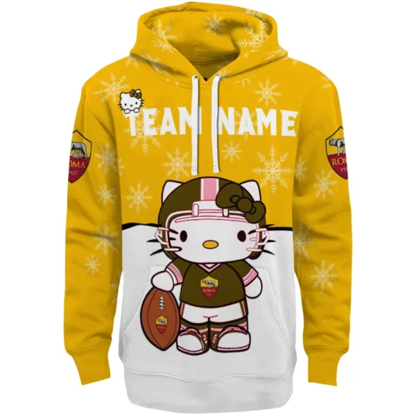 As Roma Hoodie Customized Hello Kitty Red Best Selling