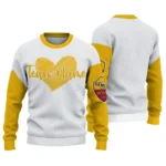As Roma Sweater Custom Heart Sketch Red White Best Selling