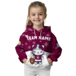 Aston Villa Hoodie Custom Hello Kitty Claret Best Selling