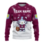 Aston Villa Sweater Personalized Hello Kitty Claret Best Selling