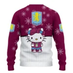 Aston Villa Sweater Personalized Hello Kitty Claret Best Selling