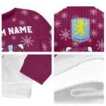 Aston Villa Sweater Personalized Hello Kitty Claret Best Selling