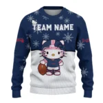 Atlanta Braves Sweater Customized Hello Kitty Navy Best Selling