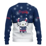 Atlanta Braves Sweater Customized Hello Kitty Navy Best Selling
