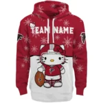 Atlanta Falcons Hoodie Custom Hello Kitty Red Best Selling