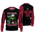 Atlanta Falcons Sweater Customized Grinch Fierce Red Best Selling
