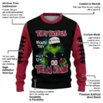 Atlanta Falcons Sweater Customized Grinch Fierce Red Best Selling