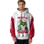 Atlanta Hawks Hoodie Personalized Grinch Fierce Red Best Selling