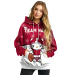 Ball State Cardinals Hoodie Custom Hello Kitty Red Best Selling