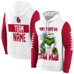 Ball State Cardinals Hoodie Personalized Grinch Fierce Red Best Selling