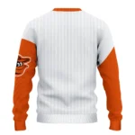 Baltimore Orioles Sweater Personalized Heart Sketch Orange White Best Selling