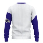 Baltimore Ravens Sweater Custom Heart Sketch Purple White Best Selling