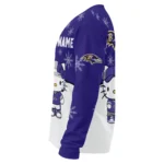 Baltimore Ravens Sweater Custom Hello Kitty Purple Best Selling