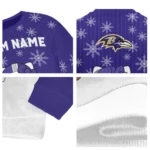 Baltimore Ravens Sweater Custom Hello Kitty Purple Best Selling
