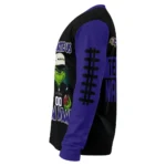 Baltimore Ravens Sweater Personalized Grinch Fierce Purple Best Selling