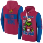 Barcelona Hoodie Custom Grinch Fierce Blue Best Selling