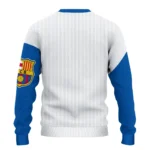 Barcelona Sweater Custom Heart Sketch Blue White Best Selling