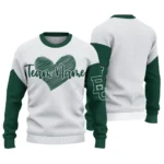 Baylor Bears Sweater Custom Heart Sketch Green White Best Selling