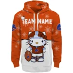 Boise State Broncos Hoodie Personalized Hello Kitty Orange Best Selling