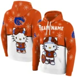 Boise State Broncos Hoodie Personalized Hello Kitty Orange Best Selling