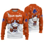 Boise State Broncos Sweater Customized Hello Kitty Orange Best Selling