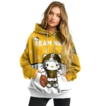 Boston Bruins Hoodie Custom Hello Kitty Gold Best Selling