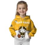 Boston Bruins Hoodie Custom Hello Kitty Gold Best Selling