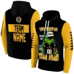 Boston Bruins Hoodie Personalized Grinch Fierce Gold Best Selling