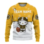 Boston Bruins Sweater Personalized Hello Kitty Gold Best Selling