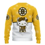 Boston Bruins Sweater Personalized Hello Kitty Gold Best Selling