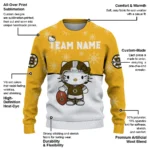 Boston Bruins Sweater Personalized Hello Kitty Gold Best Selling